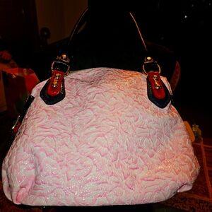 Marino Orlandi Pink Leather Shoulder Bag